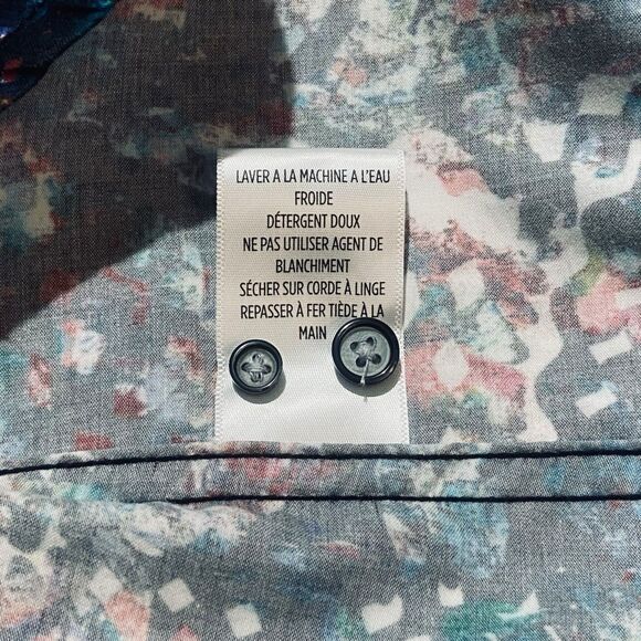 Robert Graham Basin Creek Button Up Shirt Men's Size L Multicolor Long Sleeve - Picture 6 of 10